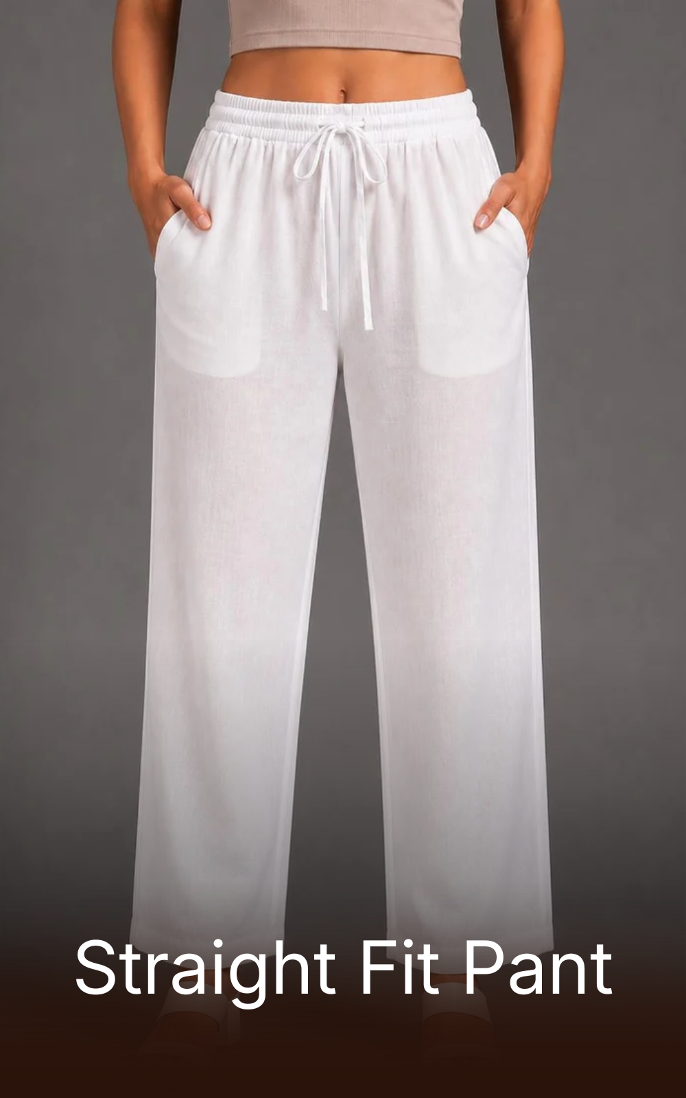 Straight-Fit Pants